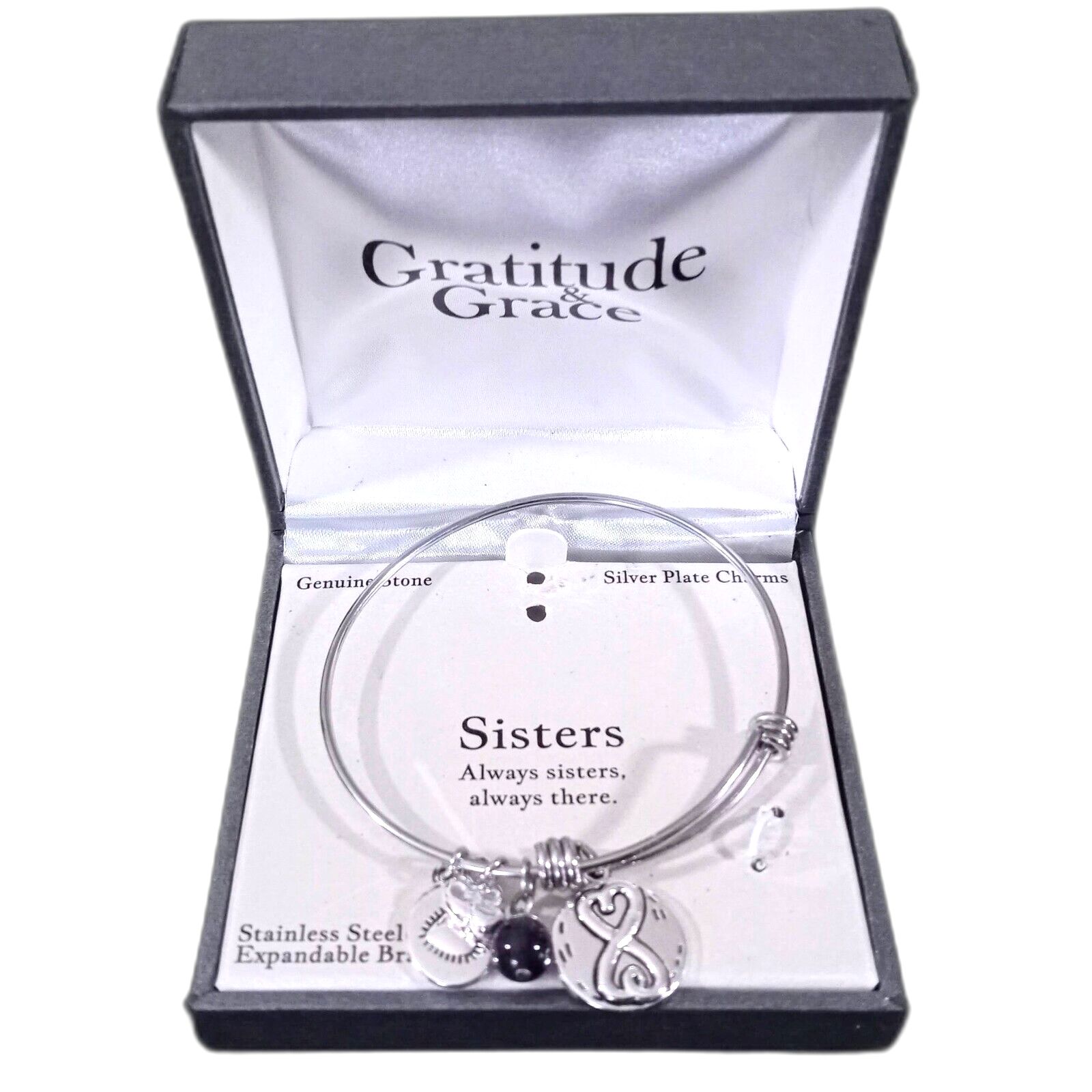 Gratitude & Grace Charm Bracelet 